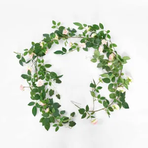 Rose Garland 170cm Pink by Florabelle Living, a Christmas for sale on Style Sourcebook