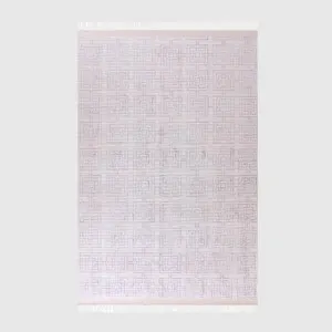 Soho Floor Rug 250x350cm Ivory/Grey by Florabelle Living, a Contemporary Rugs for sale on Style Sourcebook