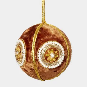 Velvet Bauble Bronze by Florabelle Living, a Christmas for sale on Style Sourcebook
