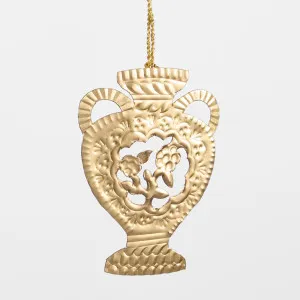Gilt Urn Hanging Decoration by Florabelle Living, a Christmas for sale on Style Sourcebook