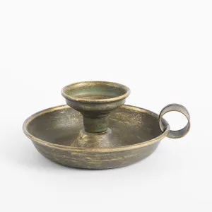Verdigris Taper Candle Holder by Florabelle Living, a Statues & Ornaments for sale on Style Sourcebook