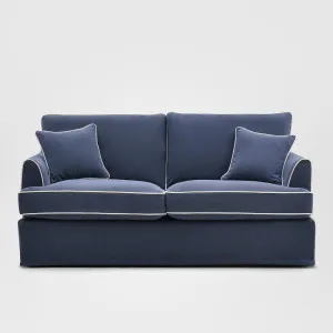 Byron Hamptons 2.5 Seat Sofa Navy by Florabelle Living, a Sofas for sale on Style Sourcebook