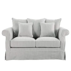 Avalon Hamptons 2 Seat Sofa Cloud Stripe by Florabelle Living, a Sofas for sale on Style Sourcebook