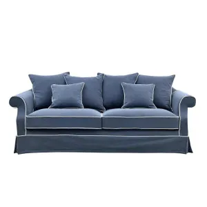 Avalon Hamptons 3 Seat Sofa Navy by Florabelle Living, a Sofas for sale on Style Sourcebook
