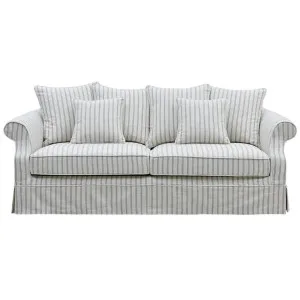 Avalon Hamptons 3 Seat Sofa Stone Stripe by Florabelle Living, a Sofas for sale on Style Sourcebook