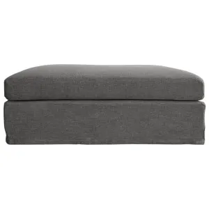 Marbella Ottoman Storm by Florabelle Living, a Stools for sale on Style Sourcebook