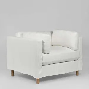 Pamona Arm Chair White by Florabelle Living, a Chairs for sale on Style Sourcebook