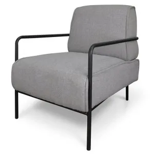 Ex Display - Ken Fabric Lounge Chair - Light Grey by Interior Secrets - AfterPay Available by Interior Secrets, a Chairs for sale on Style Sourcebook