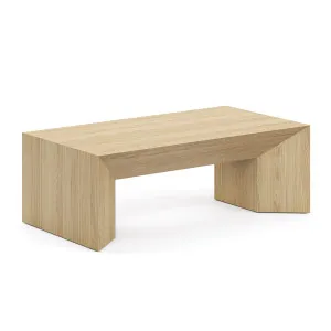 Edje 130cm Oak Coffee Table, Natural by L3 Home, a Coffee Table for sale on Style Sourcebook