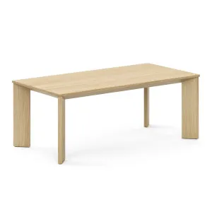 Edje 200cm Oak Dining Table, Natural by L3 Home, a Dining Tables for sale on Style Sourcebook