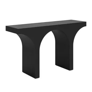 Arcus 140cm Concrete Console Table, Matte Black by L3 Home, a Console Table for sale on Style Sourcebook