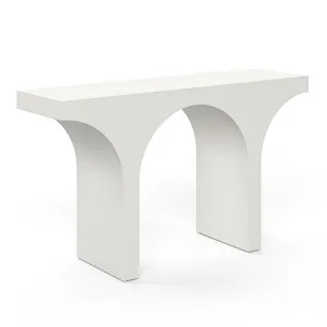 Arcus 140cm Concrete Console Table, Cream Putty by L3 Home, a Console Table for sale on Style Sourcebook