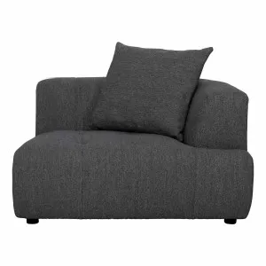 Rubin Sofa End RHF in Het Charcoal by OZ Design, a Sofas for sale on Style Sourcebook
