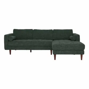 Kobe 3 Seater Sofa + Chaise RHF in Chacha Green by OZ Design, a Sofas for sale on Style Sourcebook