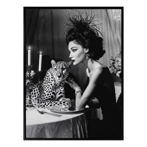 Feline Couture Box Framed Canvas in 63 x 93cm by OzDesignFurniture, a Painted Canvases for sale on Style Sourcebook