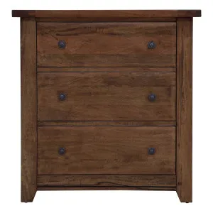 Mango Creek 3 Drawer Dresser in Rustic Chocolate by OzDesignFurniture, a Dressers & Chests of Drawers for sale on Style Sourcebook