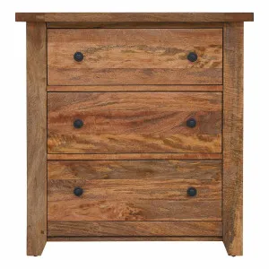Mango Creek 3 Drawer Dresser in Clear Lacquer by OzDesignFurniture, a Dressers & Chests of Drawers for sale on Style Sourcebook