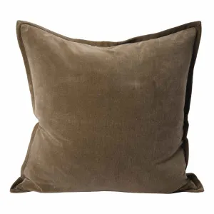 Evelyn Feather Fill Cushion 60x60cm in Olive by OzDesignFurniture, a Cushions, Decorative Pillows for sale on Style Sourcebook
