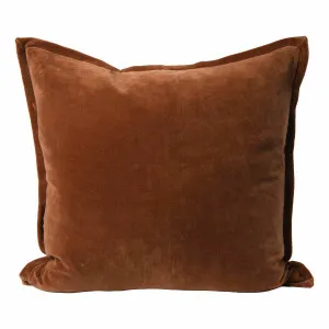 Evelyn Feather Fill Cushion 60c60cm in Nutmeg by OzDesignFurniture, a Cushions, Decorative Pillows for sale on Style Sourcebook