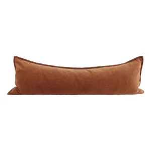 Evelyn Feather Fill Lumbar Cushion 120x40cm in Nutmeg by OzDesignFurniture, a Cushions, Decorative Pillows for sale on Style Sourcebook
