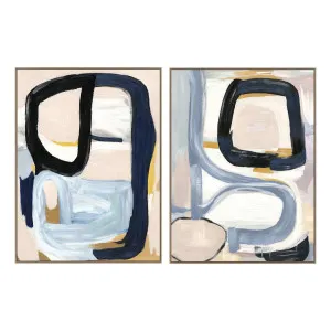 Admiration Box Framed Canvas Set of 2 in 90 x 120cm by OzDesignFurniture, a Painted Canvases for sale on Style Sourcebook