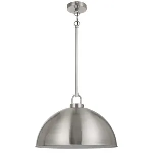 Telbix Emerson Large Pendant Nickel by Telbix, a Pendant Lighting for sale on Style Sourcebook