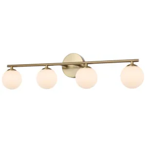 Telbix Moran 4 Light Vanity Light Antique Gold by Telbix, a Wall Lighting for sale on Style Sourcebook