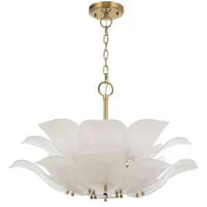 Telbix Monte 8 Light Pendant Brass by Telbix, a Pendant Lighting for sale on Style Sourcebook