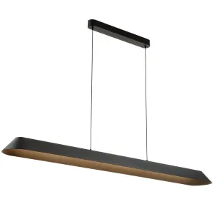 Telbix Corsa Tricolour LED Linear Pendant Black by Telbix, a Pendant Lighting for sale on Style Sourcebook