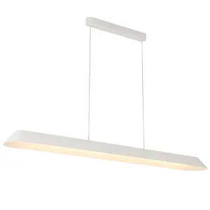 Telbix Corsa Tricolour LED Linear Pendant White by Telbix, a Pendant Lighting for sale on Style Sourcebook