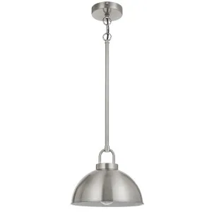 Telbix Emerson Small Pendant Nickel by Telbix, a Pendant Lighting for sale on Style Sourcebook