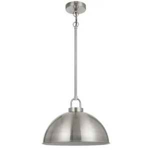 Telbix Emerson Medium Pendant Nickel by Telbix, a Pendant Lighting for sale on Style Sourcebook
