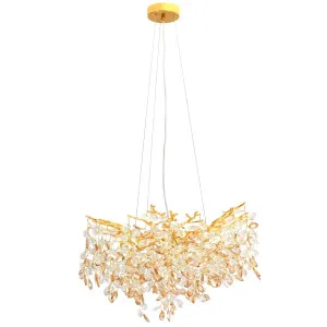 Telbix Molena 6 Light Pendant Gold by Telbix, a Pendant Lighting for sale on Style Sourcebook