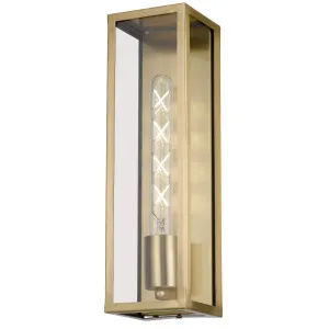 Telbix Arzano Medium Wall Light Antique Brass by Telbix, a Outdoor Lighting for sale on Style Sourcebook