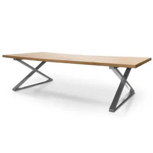 Condor Reclaimed Elm Wood 3m Dining Table - Rustic Natural - Last One by Interior Secrets - AfterPay Available by Interior Secrets, a Dining Tables for sale on Style Sourcebook