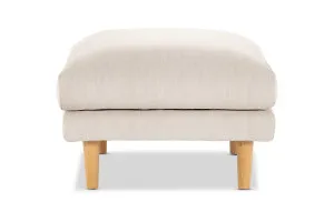 Hampton MKII Ottoman, Como Natural, by Lounge Lovers by Lounge Lovers, a Ottomans for sale on Style Sourcebook