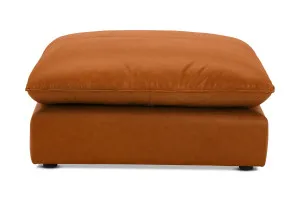 Loft Mini Leather Ottoman, Ranch Tan, by Lounge Lovers by Lounge Lovers, a Ottomans for sale on Style Sourcebook