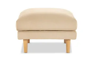 Hampton MKII Ottoman, Florence Natural, by Lounge Lovers by Lounge Lovers, a Ottomans for sale on Style Sourcebook
