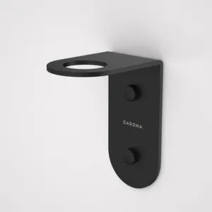 Liano II Soap Bottle Holder | Made From Brass In Matte Black By Caroma by Caroma, a Soap Dishes & Dispensers for sale on Style Sourcebook