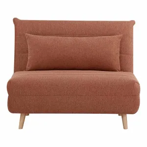 Astra 1 Seater Sofa Bed in Mars Rust by OZ Design, a Sofa Beds for sale on Style Sourcebook