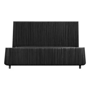 Pila Queen Bed Frame in Black by OZ Design, a Beds & Bed Frames for sale on Style Sourcebook
