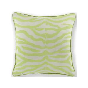 Zebra Cushion Pesto 60x60cm by null, a Cushions, Decorative Pillows for sale on Style Sourcebook