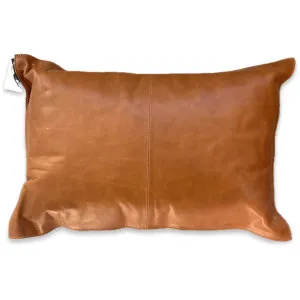 Kravat Leather Cushion Tan by null, a Cushions, Decorative Pillows for sale on Style Sourcebook