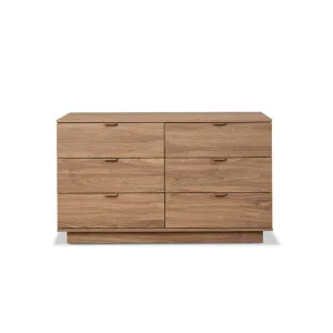 Maverick Six Drawer - Pecan - Mocka by Mocka., a Dressers & Chests of Drawers for sale on Style Sourcebook