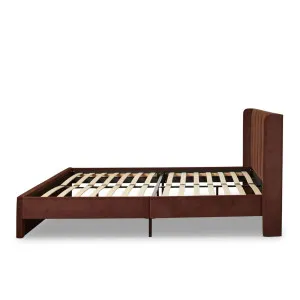 Quinn Queen Bed - Chocolate - Mocka by Mocka., a Beds & Bed Frames for sale on Style Sourcebook