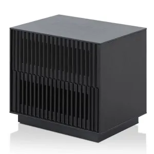 Ex Display - Dahlia Bedside Table - Full Black by Interior Secrets - AfterPay Available by Interior Secrets, a Bedside Tables for sale on Style Sourcebook