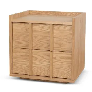Ex Display - Kobus 50cm Bedside Table - Natural by Interior Secrets - AfterPay Available by Interior Secrets, a Bedside Tables for sale on Style Sourcebook