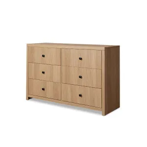 Portland Six Drawer - Natural - Mocka by Mocka., a Dressers & Chests of Drawers for sale on Style Sourcebook
