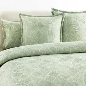 Renee Taylor Woods Jacquard Sage European Pillowcase by null, a Cushions, Decorative Pillows for sale on Style Sourcebook