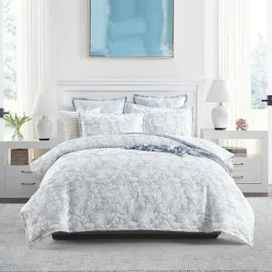 Renee Taylor Westley Jacquard Aqua Quilt Cover Set by null, a Quilt Covers for sale on Style Sourcebook